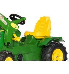 Tracteur John Deere 6210R avec Pneus souples + chargeur