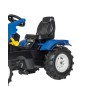 Tracteur New Holland avec pneus souples et chargeur