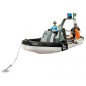 Bateau de police gonflable Bworld avec policier, plongeur et access
