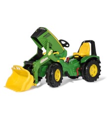 Tracteur John Deere 8400 R avec chargeur