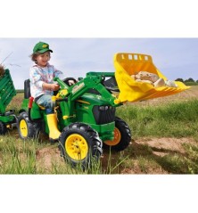 Tracteur John Deere 7930 + pneus souples + chargeur