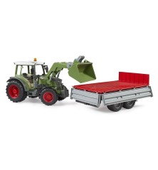 Fendt Vario 211 avec chargeur et remorque basculante