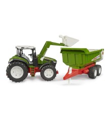 Tracteur Roadmax avec chargeur frontal et benne basculante