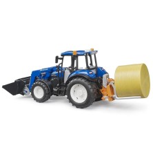 Tracteur New Holland T5.120 avec benne et chargeur frontal