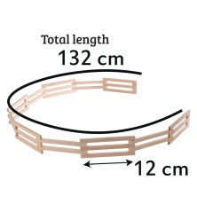 Clôture en bois 132cm