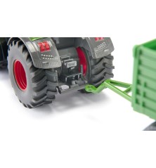 Tracteur Fendt 942 Vario et sa faucheuse avant