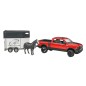 Jeep RAM 2500 Power wagon avec remorque à chevaux