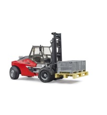 Chariot élévateur Linde HT160S avec palette et 3 boites