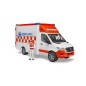 Ambulance MB Sprinter avec ambulancier et sirène