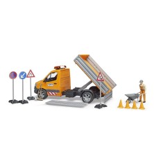 Camion municipal Mercedes Benz Sprinter avec conducteur et acces.