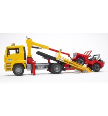 Camion dépannage MAN TGA avec jeep