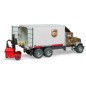 Camion Mack Granite UPS avec chariot élévateur