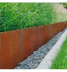 Bordures Corten hauteur 20 cm