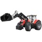 Tracteur Massey Ferguson 7624 avec chargeur frontal Bruder