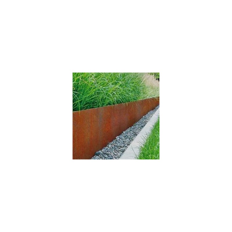 Bordures Corten hauteur 25 cm