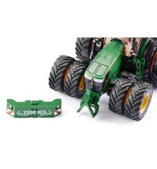 John Deere 7290R à roues jumelées