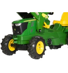 Tracteur John Deere 6210R avec Pneus souples + chargeur