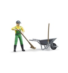 Pack figurine agriculteur avec accessoires