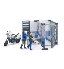 Pack Poste de Police avec Moto