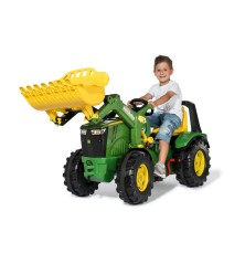 Tracteur John Deere 8400 R avec chargeur