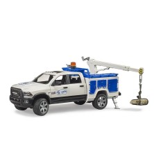 RAM 2500 camion de service avec grue et gyrophare