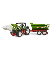Tracteur Roadmax avec chargeur frontal et benne basculante