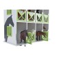Boîte de rangement chevaux avec 12 boxes