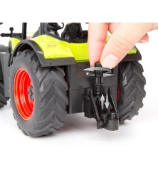 Tracteur Claas Arion 660 avec remorque basculante