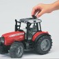 Tracteur Massey Ferguson 7480 avec remorque basculante