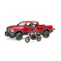 Jeep RAM 2500 Power Wagon avec moto Ducati et figurine