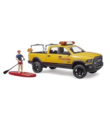 Power Wagon RAM 2500 du maître-nageur avec figurine, Stand Up Paddle