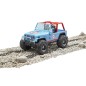 Jeep Cross Country racer bleue avec conducteur