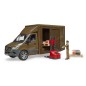 Camion UPS Mercedes Benz Sprinter avec conducteur et accessoires Bruder 1:16