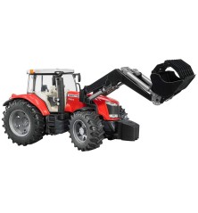 Tracteur Massey Ferguson 7624 avec chargeur frontal Bruder