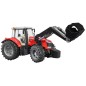 Tracteur Massey Ferguson 7624 avec chargeur frontal Bruder