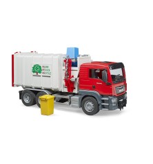 Camion poubelle MAN TGS avec 2 poubelles