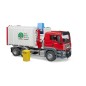 Camion poubelle MAN TGS avec 2 poubelles