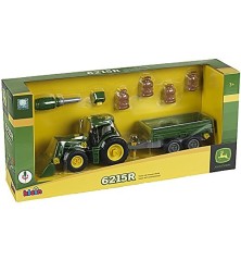 Tracteur John Deere avec remorque
