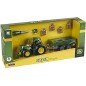 Tracteur John Deere avec remorque