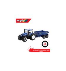 Tracteur New Holland T6 avec remorque