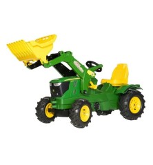 Tracteur John Deere 6210R avec Pneus souples + chargeur