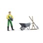 Pack figurine agriculteur avec accessoires
