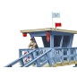 Poste de secours avec quad et jet ski