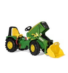 Tracteur John Deere 8400 R avec chargeur