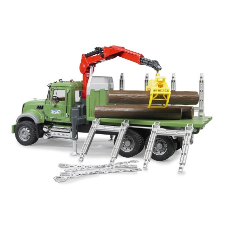Camion Mack Granite avec 3 troncs