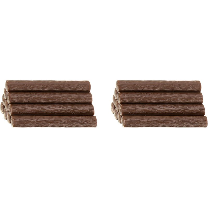 20 troncs en bois
