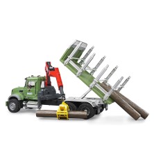 Camion Mack Granite avec 3 troncs