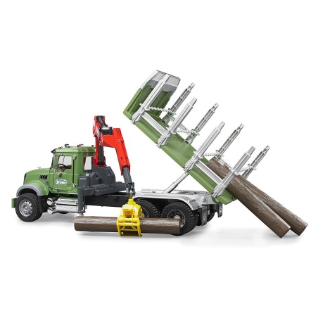Camion Mack Granite avec 3 troncs