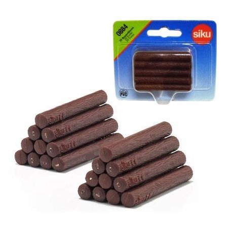 20 troncs en bois