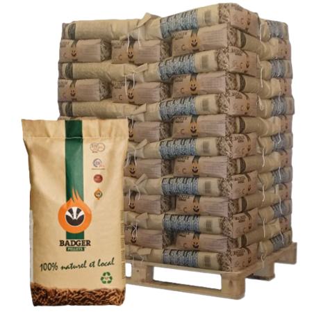 Pellets Badger Palette/65 sacs